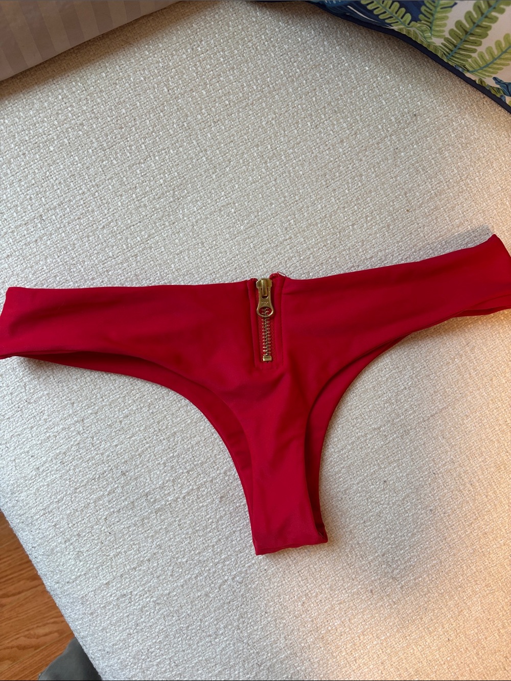 Beach Bunny red thong bikini bottom - size S
